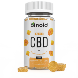 Binoid CBD Mango Fruit Gummies 300mg Hemp Organic buy online