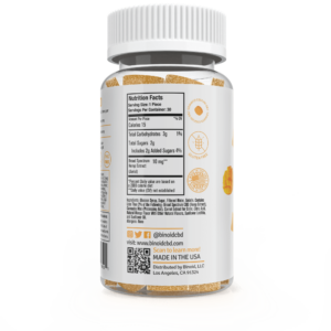 Binoid CBD Mango Gummy 300mg Nutritional Facts Supplement Ingredients Label