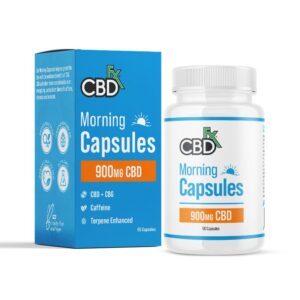 Buy CBDfx CBD + CBG Morning Capsules Online 900mg