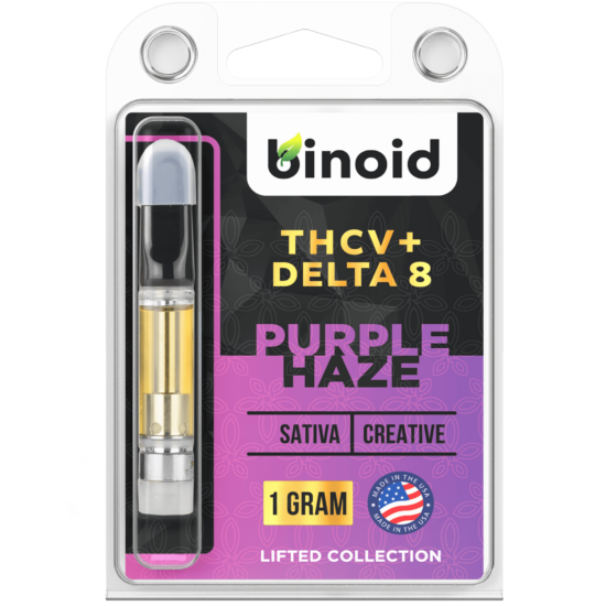 THCV + Delta 8 THC Vape Cartridge - Purple Haze