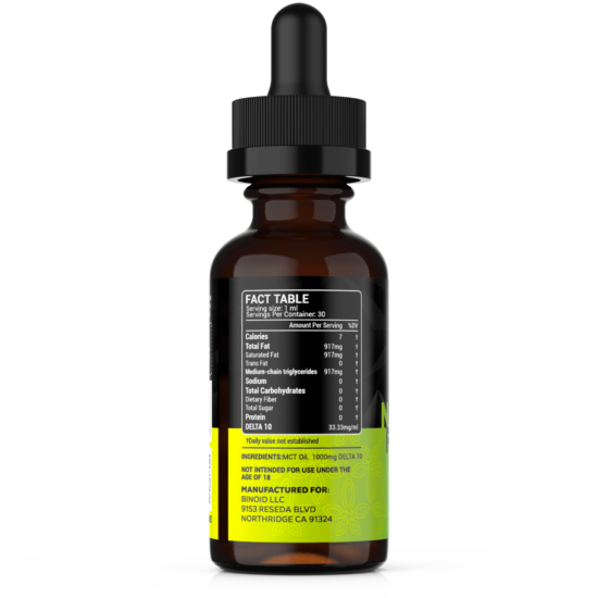 Delta 10 THC Tincture Where To Buy Near Me 1000mg 5000mg Delta-8