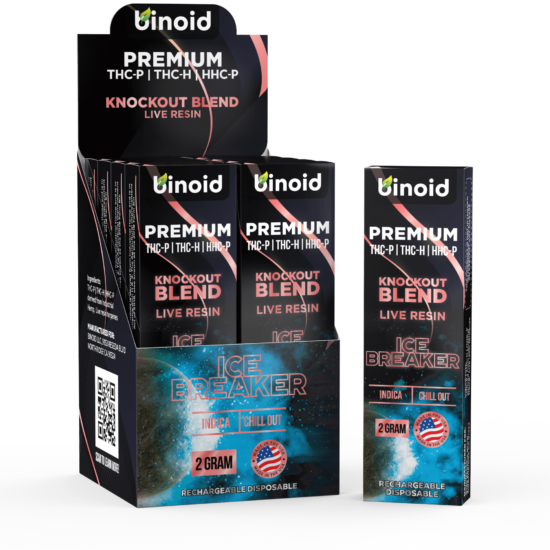 Knockout Blend Ice Breaker Indica Chill Out 2 gram disposables