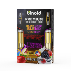 Live Resin Beast Mode Blend Vape Cart HHCP THCB THCH Strongest Wholesale Bulk Distribution Indica Strawberry Banana Berries Cream Buy online where to get