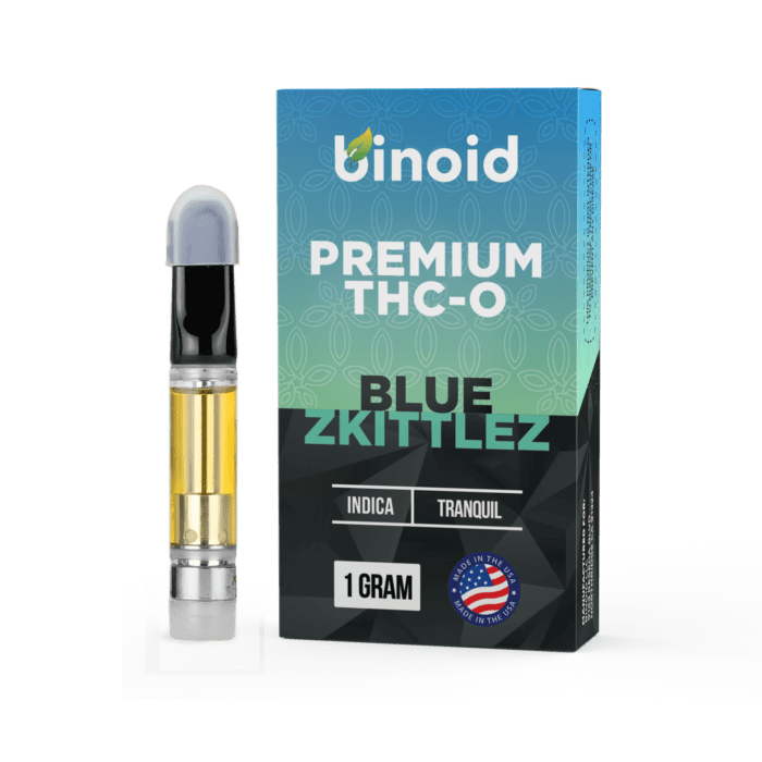 THC-O Vape Cartridge - Blue Zkittlez