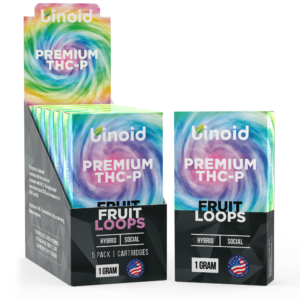 THCP Vape Cart Box Wholesale Distribution 5Pack Best Brand Popular Top Selling Fruit Loops