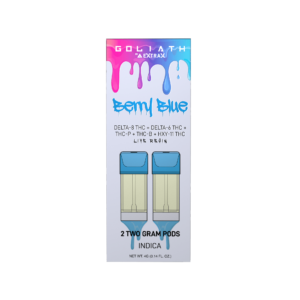 Berry Blue Goliath 2Gram Pods delta extrax new strongest best brand get near me