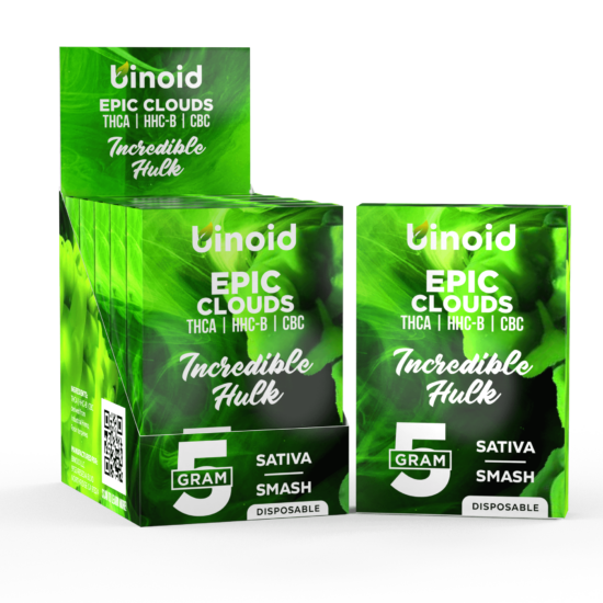 Binoid Epic Clouds Incredible Hulk THCA 5 gram disposable buy