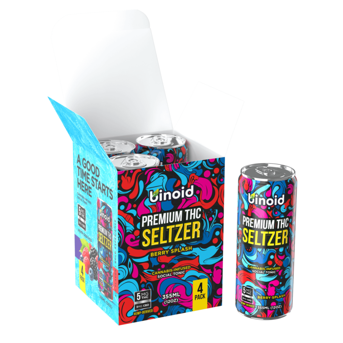 Binoid THC Seltzers - Cannabis Infused Tonic