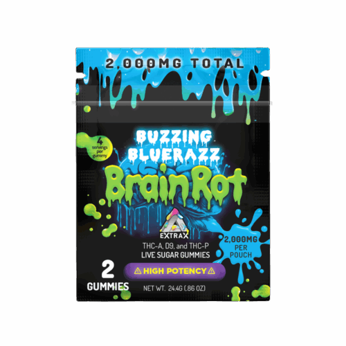 THCA Live Sugar 2 Pack Gummies – 2,000mg